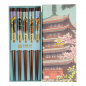 Preview: TDS, Chopstick Set, 5 pair, Giftset, Temple, Item No. 21877