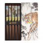 Preview: TDS, Chopstick Set, 5 pair, Giftset, Tiger, Item No. 21878