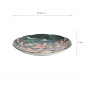 Preview: Black/White Asashio Large Round Plate at g-HoReCa (picture 6 of 6)