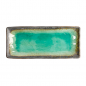 Preview: TDS, Rectangular Plate, Green, 29 x 12.8 x3.7 cm, Item No. 21905