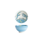 Preview: Tokyo Design Studio Rice Bowl Seafood Crab Light Blue, Porcelain, Ø 11.2 × 6.2 cm, 300 ml