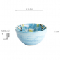 Preview: TDS, Bowl, Seafood, Ø 13.2 x 7.3 cm, 500 ml, Crab, Light Blue - Item No. 21932