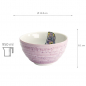 Preview: TDS, Bowl, Seafood, Ø 15.8 x 8.1 cm, 950 ml, Blowfish Fugu, Purple - Item No. 21935