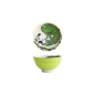 Preview: Tokyo Design Studio Rice Bowl Seafood Snapper Green, Porcelain, Ø 11.2 × 6.2 cm, 300 ml