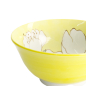 Preview: TDS, Bowl, Sakura, Yellow, Ø 15x7cm 500ml, Item No. 21978