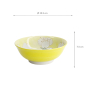 Preview: TDS, Ramen Bowl, Sakura, Yellow, Ø 19.5x7.5cm, Item No. 21982