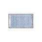 Preview: Sushi Plate Japan Flower Sakura White/Blue, Porcelain, 21 × 13.5 cm, Item No. 22005