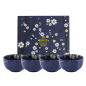 Preview: Blue Sakura 4 Bowls Set at g-HoReCa (picture 1 of 6)