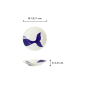 Preview: Teller Kawaii Walfisch Blau/Weiß, Porzellan, Ø 13,7 × 2,4 cm, Art.-Nr. 22080