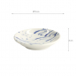 Preview: TDS, Soy Sauce Dish, Mixed Plates, Wave, Ø 9 x 2 cm, Item No. 22092