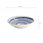 Preview: TDS, Soy Sauce Dish, Mixed Plates, Swirl Blue, Ø 9 x 2 cm, Item No. 22094