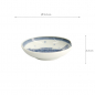 Preview: TDS, Mini-Teller mit Essstäbchenablage, Mixed Plates, Blowfish, Ø 9,4 x 2,3 cm, Art.-Nr. 22097