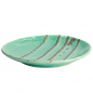 Preview: TDS, Round Plate, Yamasaku Turquoise, Ø 23 x 3 cm  - Item No. 22102