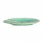 Preview: TDS, Rectangular Leaf Plate, Yamasaku Turquoise, 21.5 x 10.8 x 2 cm - Item No. 22106