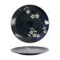 Preview: Tokyo Design Studio Plate Cobalt Blue Sakura, Porcelain, Ø 23.5 cm