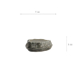 Preview: TDS, Runde Teller aus Silver Rock, 7x3cm, Art.-Nr.22129