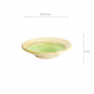 Preview: TDS, Round Plate, Green, Ø 9.3 x 2 cm- Item No. 22162