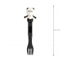 Preview: TDS, Kinder Gabel, Panda, Schwarz, 16,5cm - Art. Nr. 22192