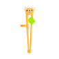 Preview: TDS, Kids-Chopsticks, Bear, 15.5 cm, Orange - Item No. 22206