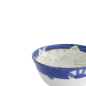 Preview: Tayo Bowl Kawaii Cat Neko Blue, Porcelain, Ø 13.5 × 6.8 cm, 300 ml, Item No. 2221