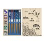 Preview: TDS, 5 Chopstick Giftset, Japan in Wooden Box, Item No. 22240