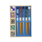 Preview: TDS, 5 Chopstick Giftset, Japan in Wooden Box, Item No. 22240