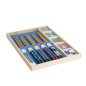 Preview: TDS, 5 Chopstick Giftset, Japan in Wooden Box, Item No. 22240