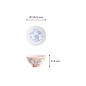 Preview: Rice Bowl Kawaii Karakusa Lucky Cat Orange, Porcelain, Ø 11.5 × 6 cm, 300 ml, Item No. 22251