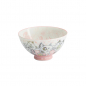 Preview: TDS, Rice Bowl, Kawaii Funny Cat, Pink, Ø 11.5 x 6 cm 300 ml - Item No. 22256