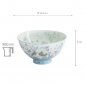 Preview: TDS, Rice Bowl, Kawaii Funny Cat, Blue, Ø 11.5 x 6 cm 300 ml - Item No. 22257