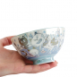 Preview: TDS, Rice Bowl, Kawaii Funny Cat, Blue, Ø 11.5 x 6 cm 300 ml - Item No. 22257