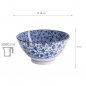 Preview: TDS, Bowl, Hana Blue, Mixed Bowls, Ø 18x9cm 1000 ml, Karakusa - Item No. 22258