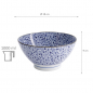 Preview: TDS, Bowl, Hana Blue Mixed Bowls, Ø 18x9cm 1000 ml, Momiji Maple - Item No. 22261