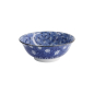 Preview: Ramen Bowl Hana Blue Mixed Bowls Tsuta Karakusa White/Blue, Porcelain, Ø 20.8 × 8 cm, 1.2 l, Item No. 22267