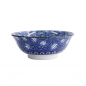 Preview: TDS, Ramen Bowl, Hana Blue, Mixed Bowls, Ø 20.8x8cm 1200ml, Tsuta Karakusa - Item No. 22267