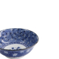 Preview: Ramen Bowl Hana Blue Mixed Bowls Tsuta Karakusa White/Blue, Porcelain, Ø 20.8 × 8 cm, 1.2 l, Item No. 22267