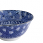 Preview: TDS, Bowl, Hana Blue, Mixed Bowls, Ø 14.8x6.8cm 550ml, Tsuta Karakusa - Item No. 22269