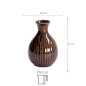 Preview: TDS, Sake Bottle, 8x12cm 250ml, Ameyu Brown, Item No. 22277