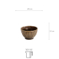 Preview: TDS, Sake Cup,  Ø 6x3.5cm 50ml, Ameyu Brown, Item No. 22280