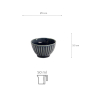 Preview: TDS, Sake Cup,  Ø 6x3.5cm 50ml, Navy, Item No. 22281