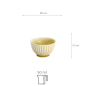 Preview: TDS, Sake Cup,  Ø 6x3.5cm 50ml, Beige, Item No. 22282