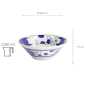 Preview: TDS, Bowl, Neko Maruke, Cat, Ø 20.5x7.5cm 1100ml, Item No. 22292