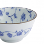 Preview: TDS, Rice Bowl, Natsu Karakusa, Ø 12 x 6.4 cm, Blue/White - Item No. 22308