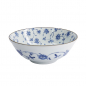 Preview: TDS, Ramen Bowl, Natsu Karakusa, Blue/White, Ø 21 x 7.8 cm 1000ml - Item No. 22310