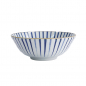 Preview: TDS, Ramen Bowl, Natsu Tokusa, Blue/White, Ø 21 x 7.8 cm 1000ml - Item No. 22328