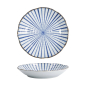 Preview: Tokyo Design Studio Plate Natsu Tokusa Blue/White, Porcelain, Ø 22 × 4 cm