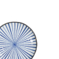 Preview: Teller Natsu Tokusa Blau/Weiß, Porzellan, Ø 16,5 × 2 cm, Art.-Nr. 22331
