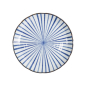 Preview: Plate Natsu Tokusa Blue/White, Porcelain, Ø 24.7 × 3 cm, Item No. 22332
