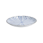 Preview: Plate Natsu Tokusa Blue/White, Porcelain, Ø 24.7 × 3 cm, Item No. 22332