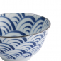 Preview: TDS, Rice Bowl, Natsu Nami, Ø 12 x 6.4 cm, Blue/White - Item No. 22335